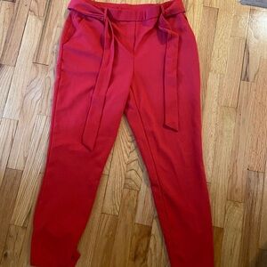 Red dress pants